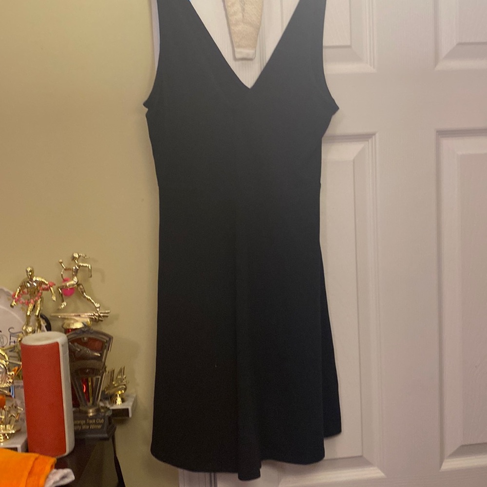 Express black v neck dress
